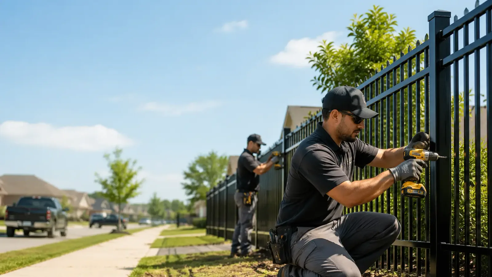 Metal Fence Installation in Downs, IL